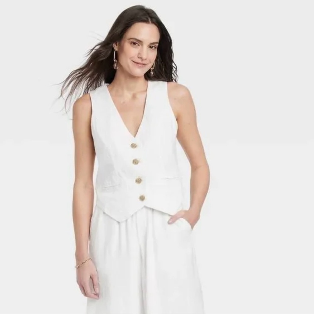 A New Day White Vest
